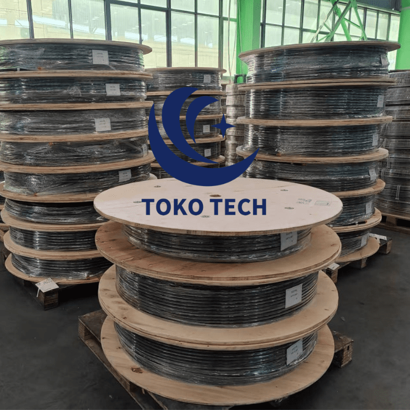 UNS N06600 / EN 2.4816 / ASTM B167 / W. Nr. 2.4816 (Inconel 600) Welded Coiled Tubing - TOKO TECH