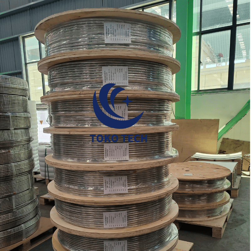  UNS S31603 / EN 1.4404 / ASTM A269 TP316L Welded Coiled Tubing - TOKO TECH